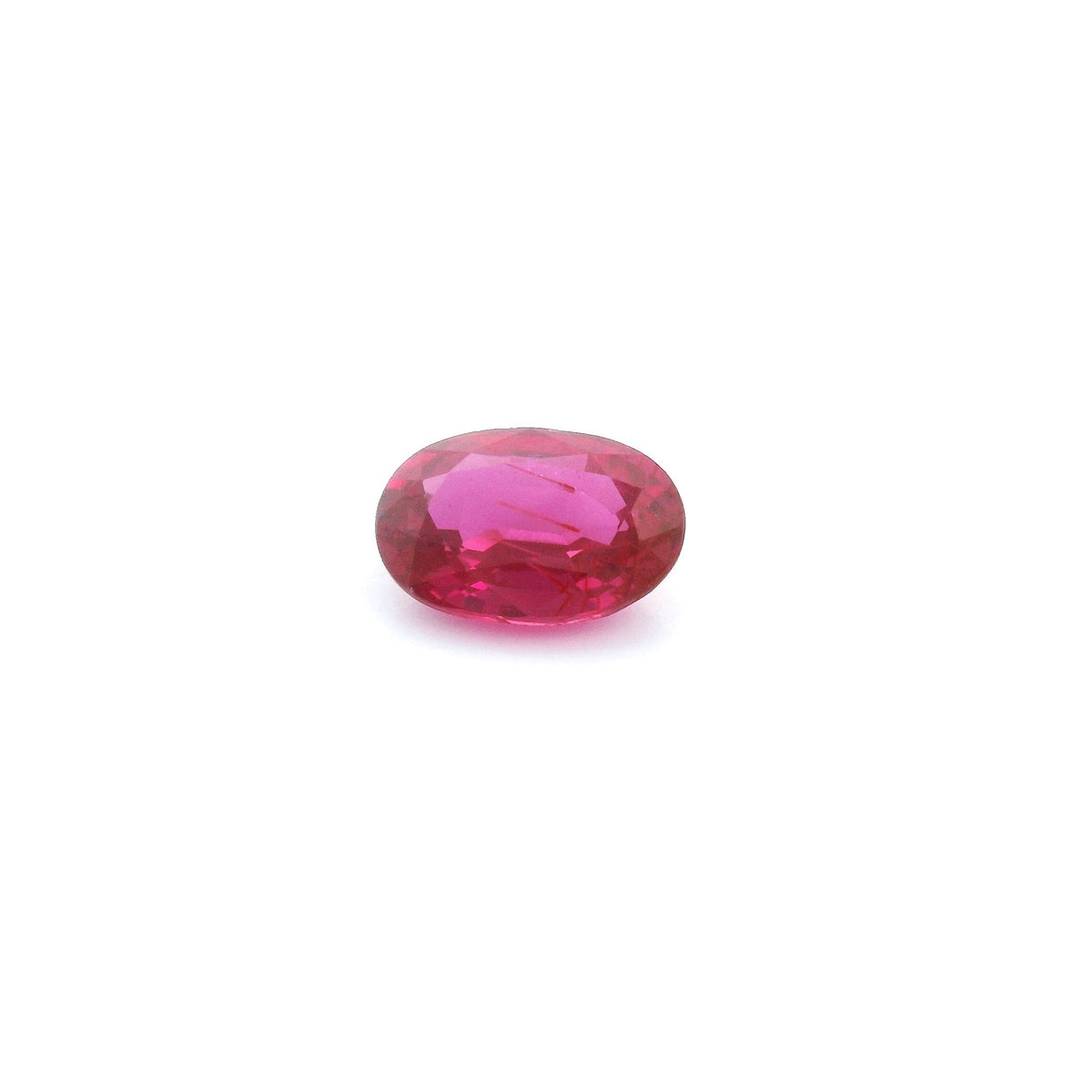 Oval Red Ruby 0.99ct loose gemstone