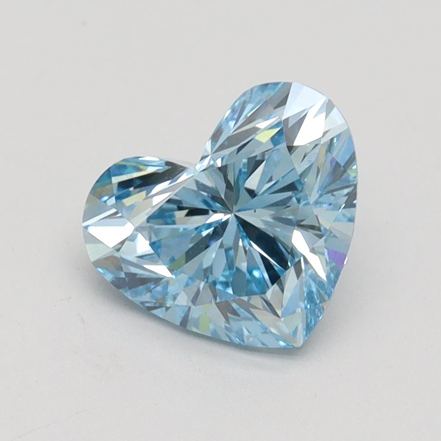 Heart Fancy Intense Blue Lab-grown Diamond 1.53ct VS2 loose diamond