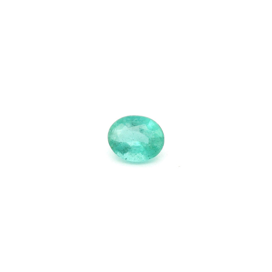 Oval Green Emerald 0.39ct loose gemstone