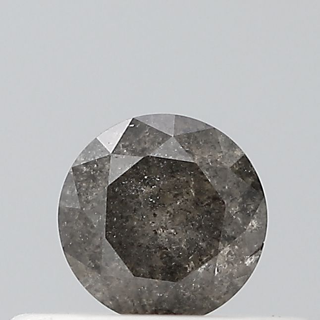 Round Salt And Pepper Natural Diamond 0.24ct VS1 loose diamond