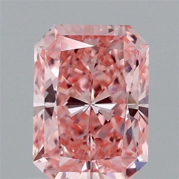 Radiant Fancy Vivid Pink Lab-grown Diamond 1.28ct VVS2 loose diamond