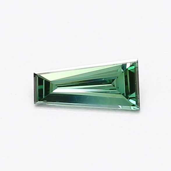 Tapered Baguette Fancy Vivid Green Lab-grown Diamond 0.21ct VS1 loose diamond