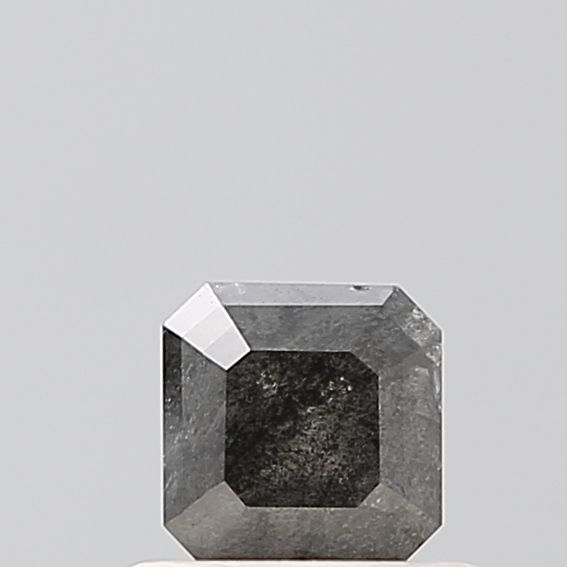 Asscher Salt And Pepper Natural Diamond 0.48ct VS1 loose diamond