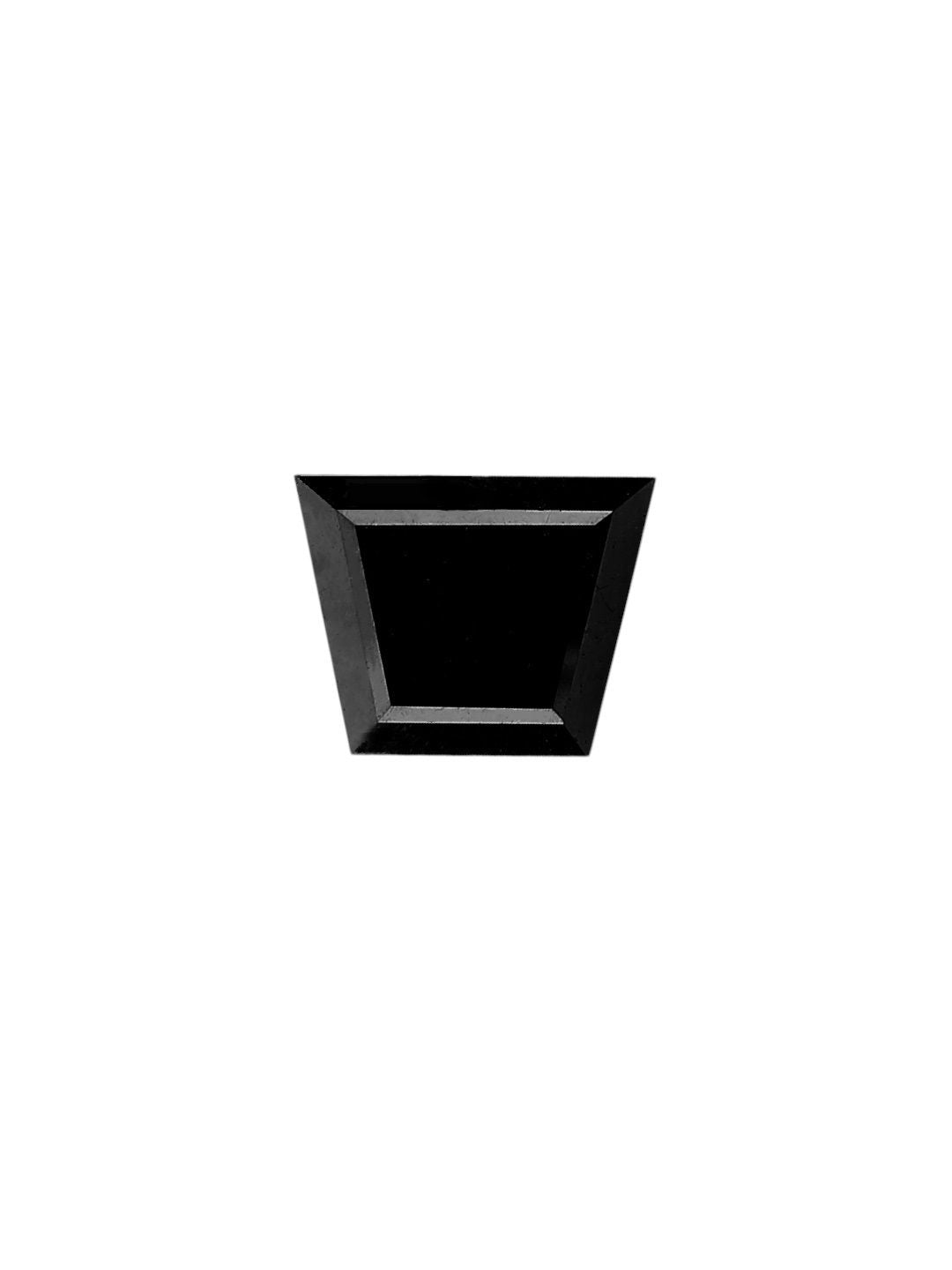 Trapezoid Fancy Black Natural Diamond 2.38ct VVS2 loose diamond