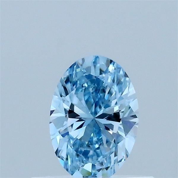 Oval Fancy Vivid Blue Lab-grown Diamond 0.46ct VVS2 loose diamond