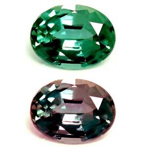 Oval Green Alexandrite 0.13ct loose gemstone