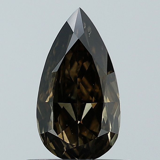 Pear Fancy Deep Black Lab-grown Diamond 0.8ct VS1 loose diamond