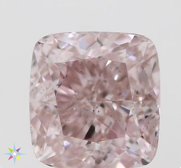 Cushion Fancy Pink Natural Diamond 0.35ct SI1 loose diamond