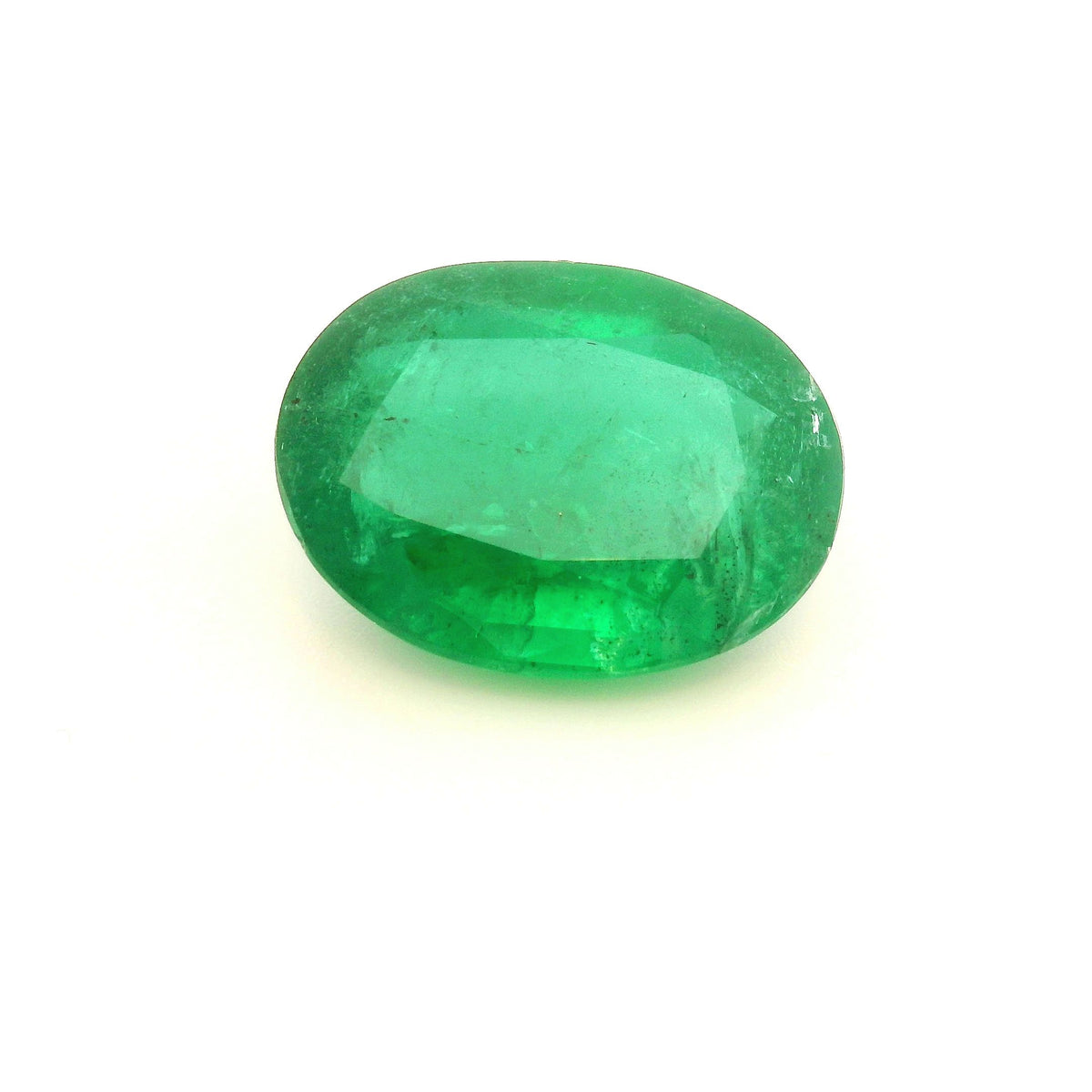 Oval Green Emerald 5.88ct loose gemstone