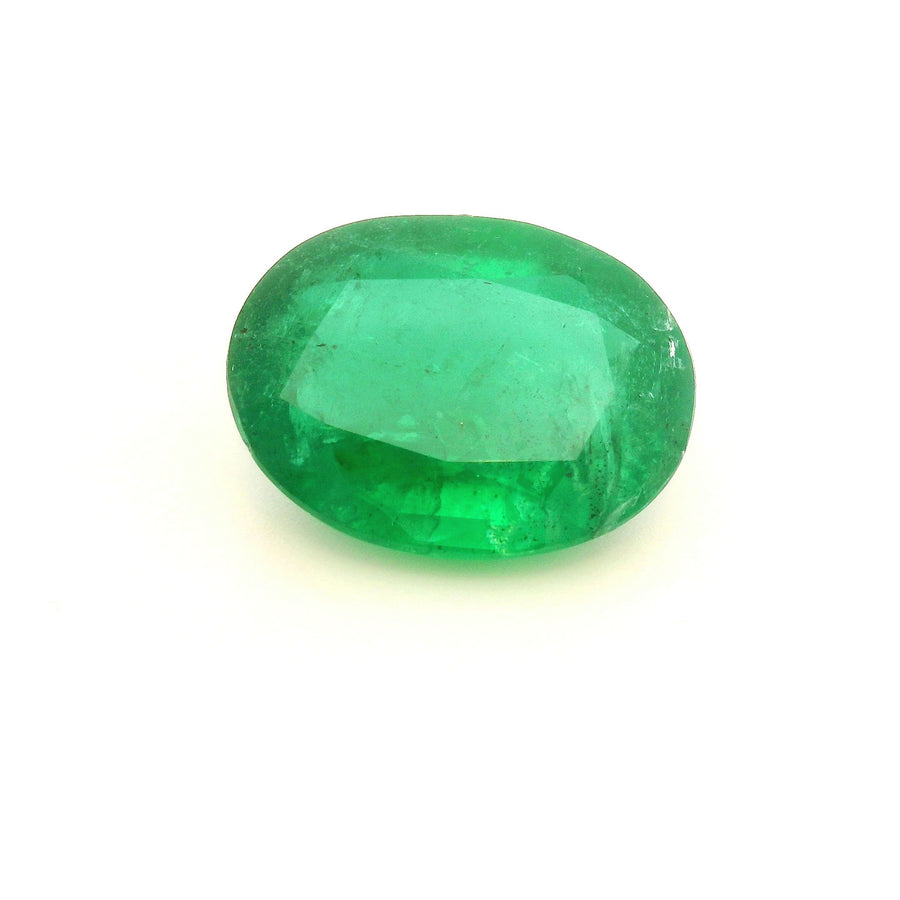 Oval Green Emerald 5.88ct loose gemstone