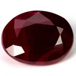 Oval Red Ruby 2.65ct loose gemstone