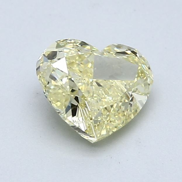 Heart Fancy Yellow Natural Diamond 1.3ct VVS1 loose diamond