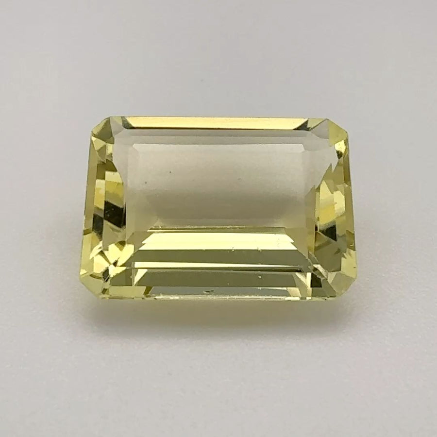 Octagonal Yellow Beryl 5.88ct loose gemstone