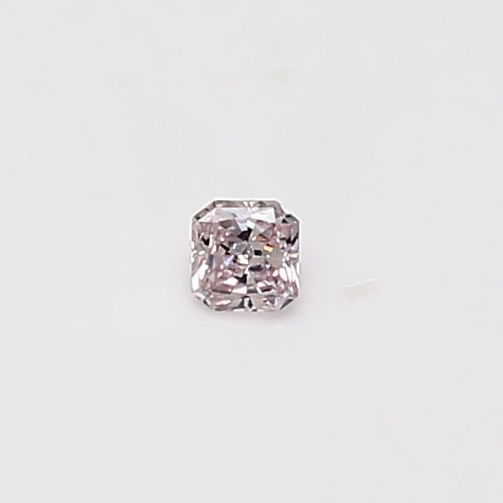 Radiant Fancy Light Pink Natural Diamond 0.07ct loose diamond