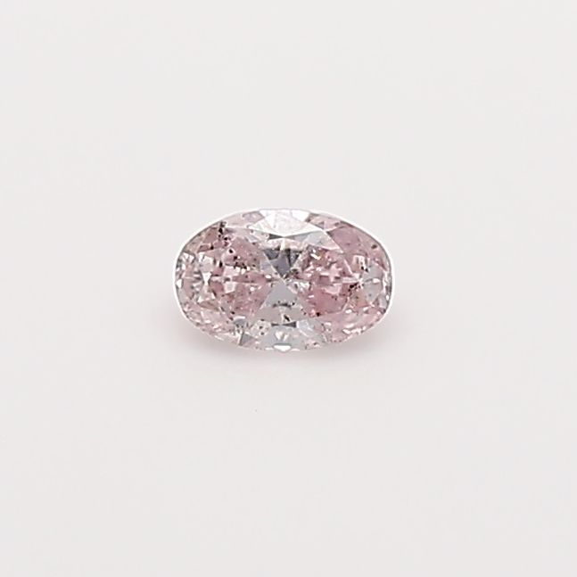 Oval Fancy Pink Natural Diamond 0.08ct loose diamond