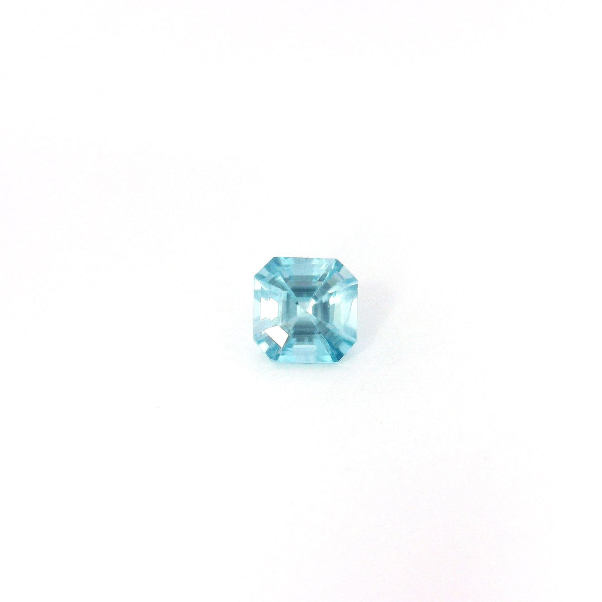 Octagonal Blue Zircon 0.64ct loose gemstone