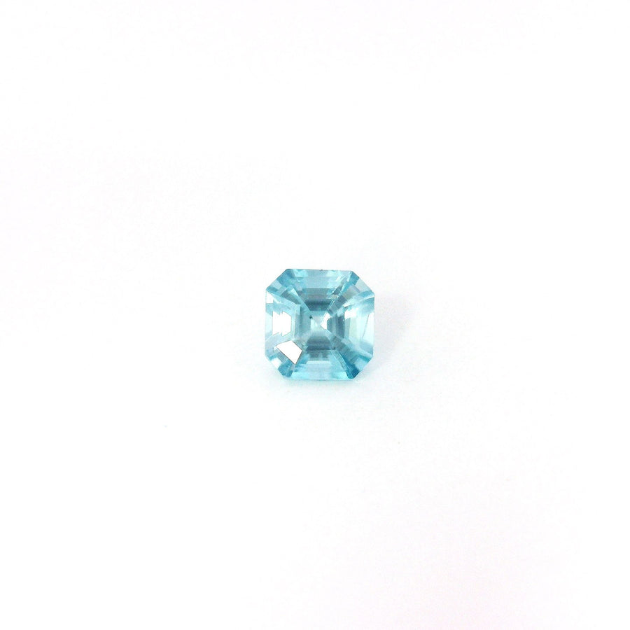 Octagonal Blue Zircon 0.64ct loose gemstone