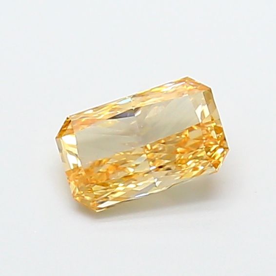 Radiant Fancy Vivid Orange Lab-grown Diamond 0.35ct VVS2 loose diamond
