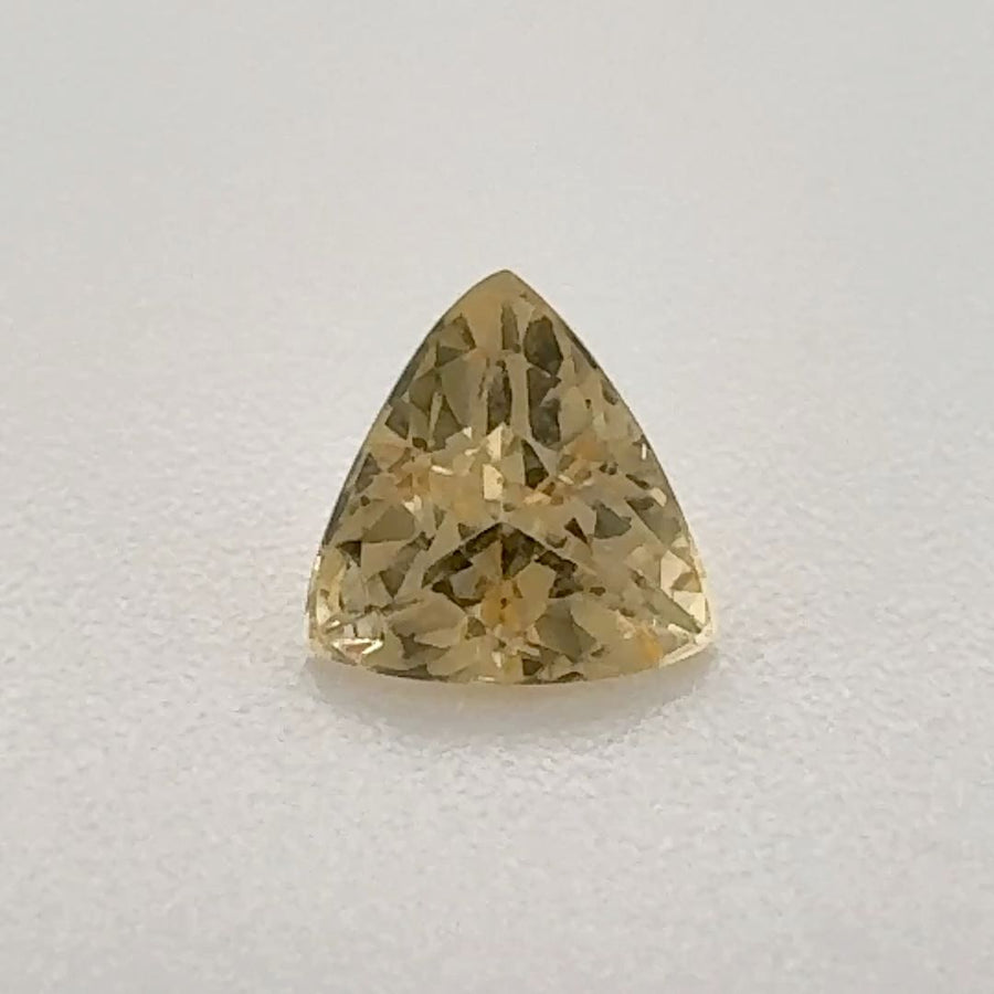 Trilliant Yellow Topaz 0.46ct loose gemstone