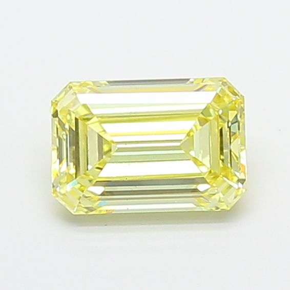 Emerald Fancy Intense Yellow Lab-grown Diamond 1.76ct VS1 loose diamond