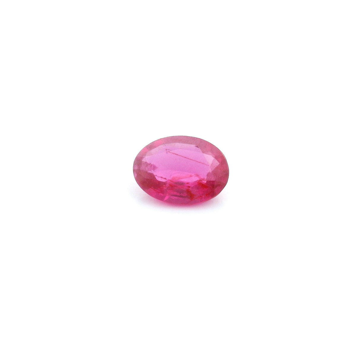 Oval Red Ruby 0.77ct loose gemstone