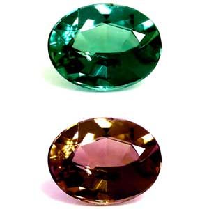 Oval Green Alexandrite 0.11ct loose gemstone