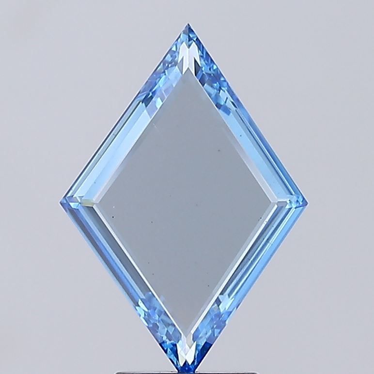 Lozenge Fancy Vivid Blue Lab-grown Diamond 1.74ct VS1 loose diamond