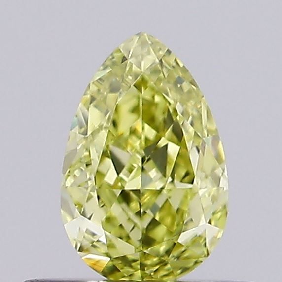 Pear Fancy Yellow Lab-grown Diamond 0.49ct VS1 loose diamond