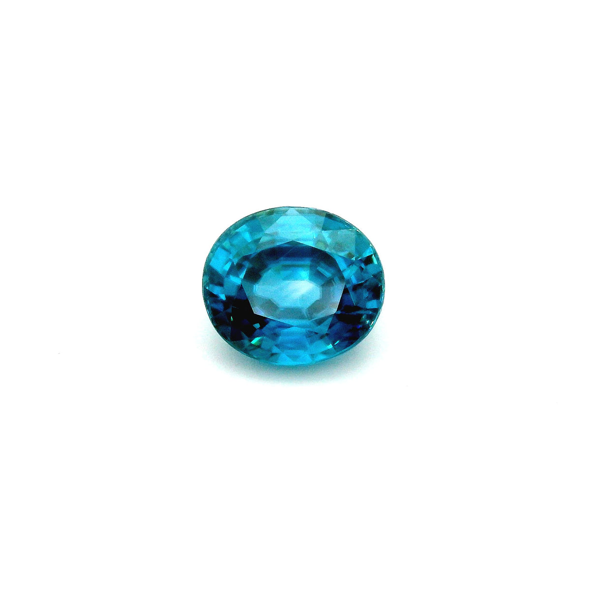 Oval Blue Zircon 9.57ct loose gemstone