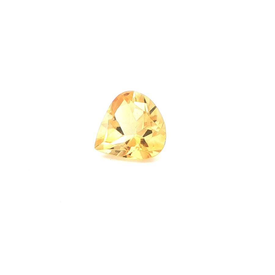 Pear Yellow Citrine 5.7ct loose gemstone