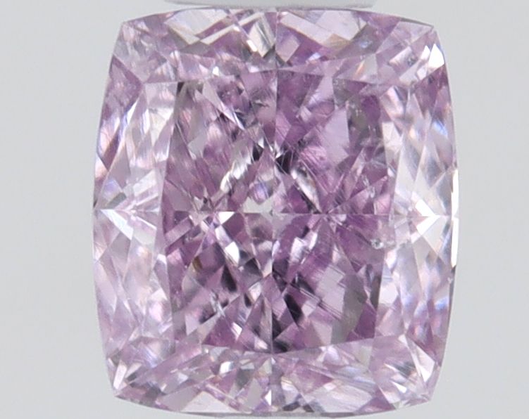 Cushion Fancy Intense Pink Purple Natural Diamond 0.23ct SI2 loose diamond