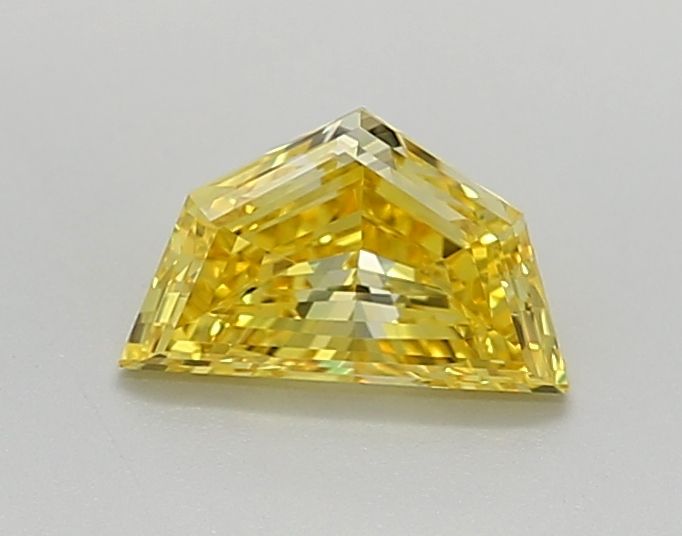 Pentagonal Fancy Intense Yellow Lab-grown Diamond 1ct VVS2 loose diamond