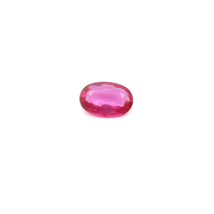 Oval Red Ruby 0.48ct loose gemstone
