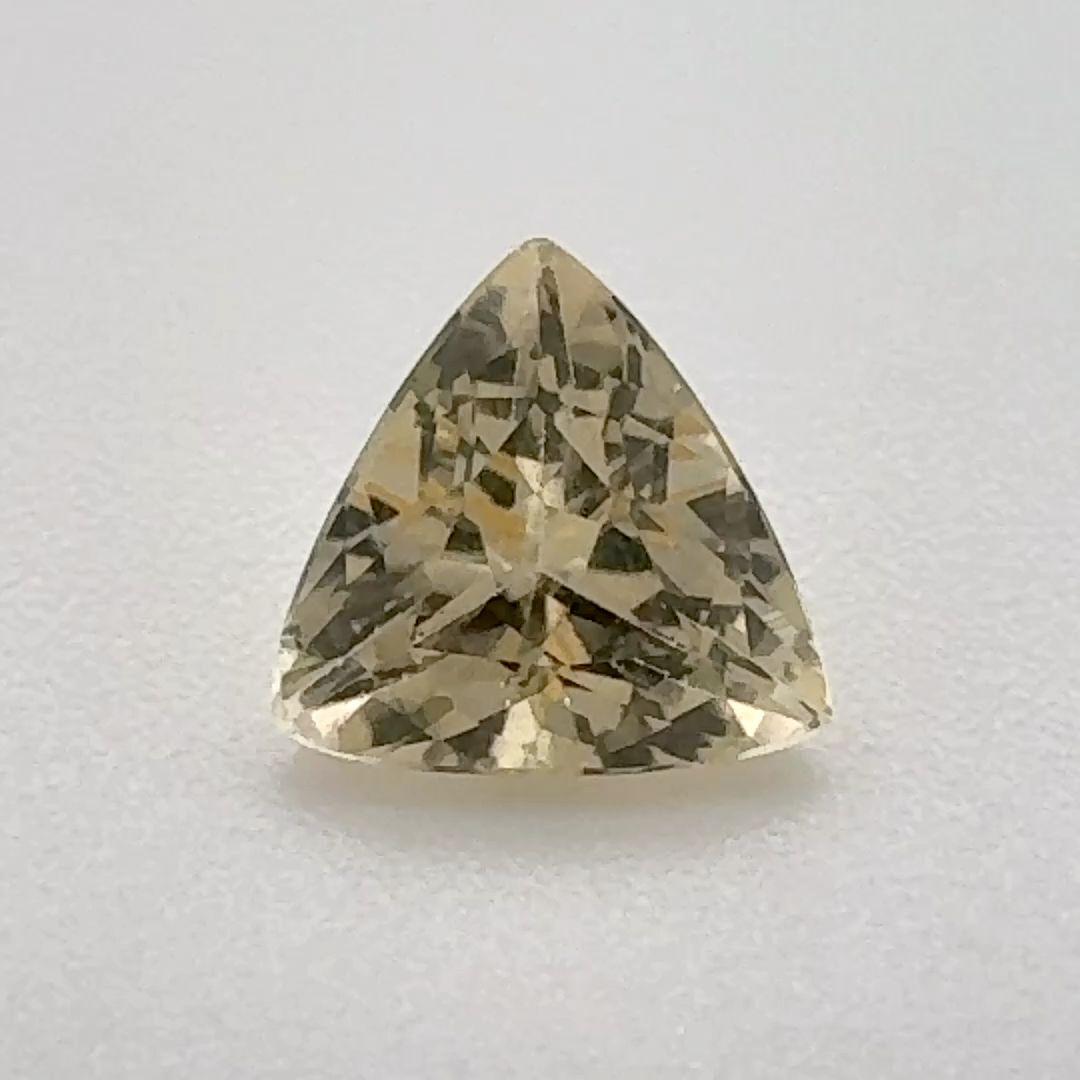 Trilliant Yellow Topaz 0.71ct loose gemstone