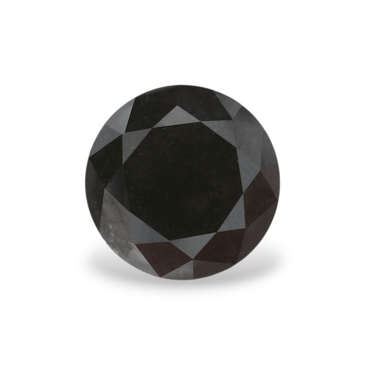 Round Fancy Dark Gray Natural Diamond 1.26ct VVS2 loose diamond