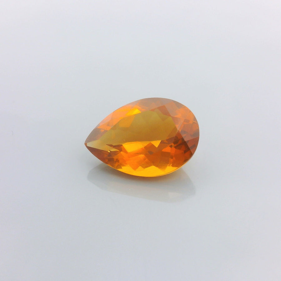 Pear Yellow Citrine 3.77ct loose gemstone