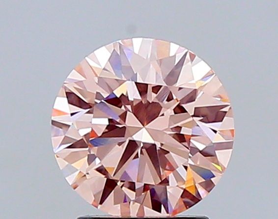 Round Fancy Intense Pink Lab-grown Diamond 2.06ct VS1 loose diamond