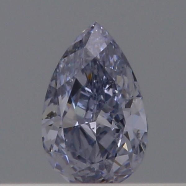 Pear Fancy Gray Blue Natural Diamond 0.08ct loose diamond