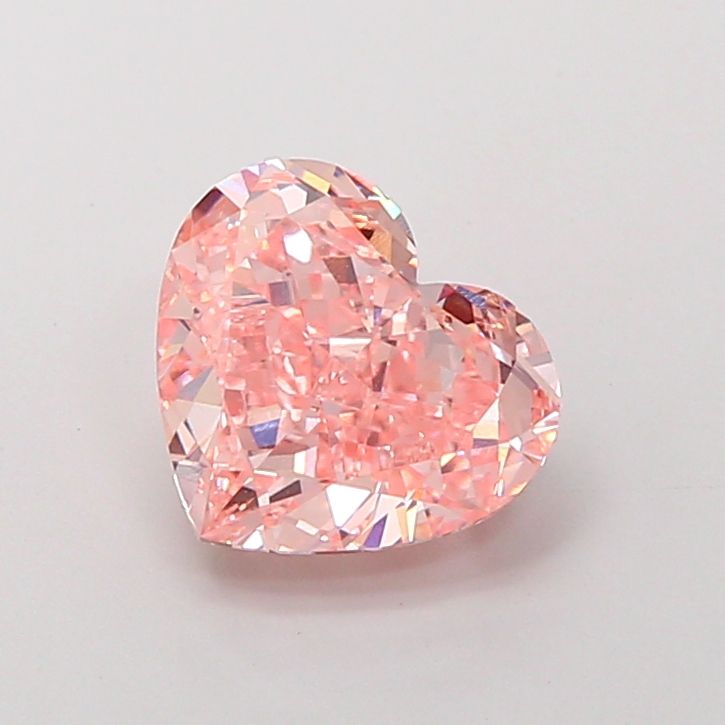 Heart Fancy Vivid Pink Lab-grown Diamond 2.52ct VS1 loose diamond