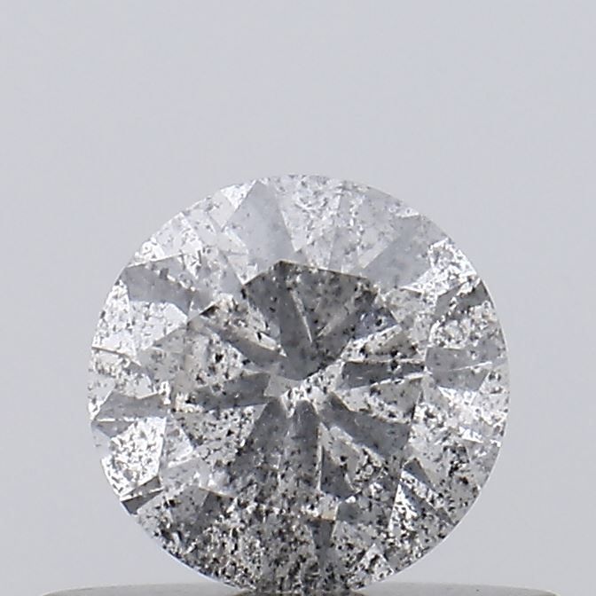 Round Salt And Pepper Natural Diamond 0.36ct I3 loose diamond