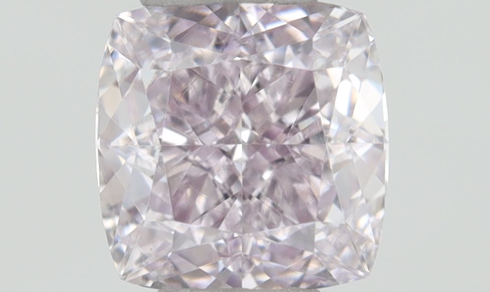 Cushion Fancy Purple Pink Natural Diamond 0.3ct VS2 loose diamond