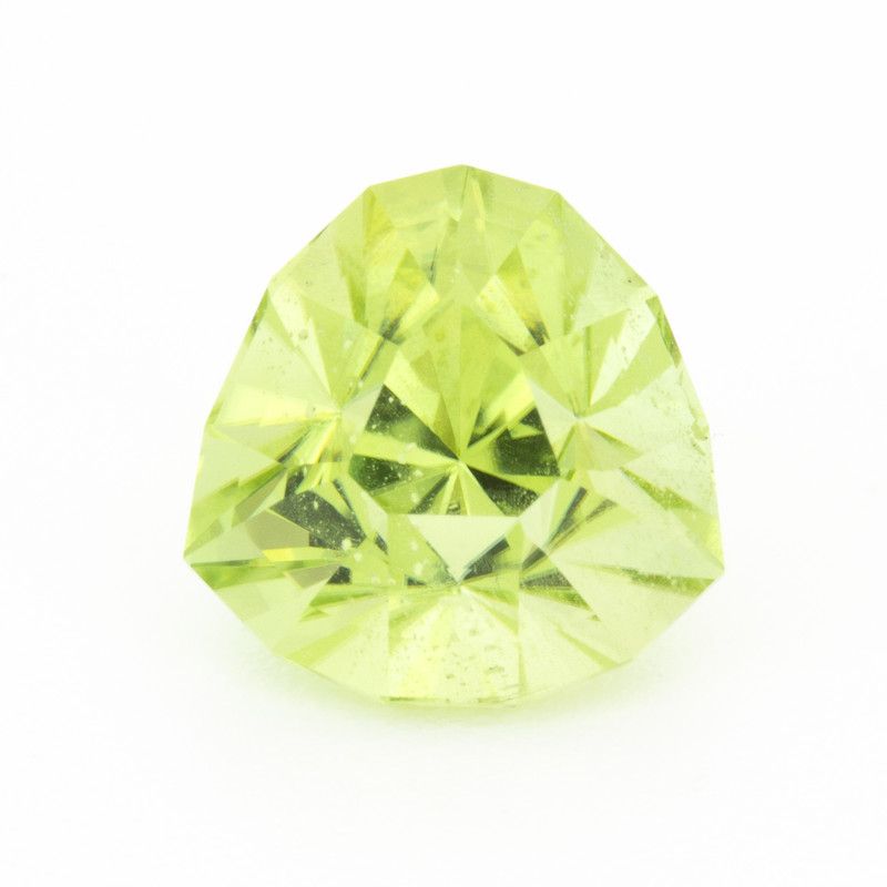 Trilliant Green Peridot 5.33ct loose gemstone