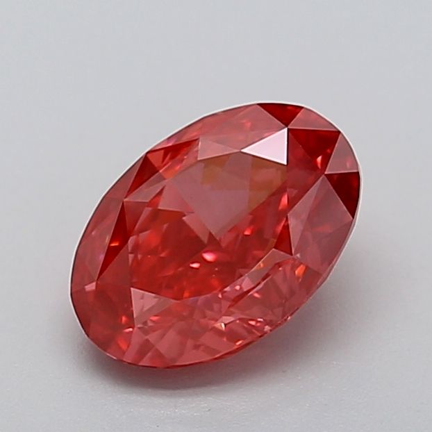 Oval Fancy Vivid Pink Lab-grown Diamond 1.74ct VVS2 loose diamond