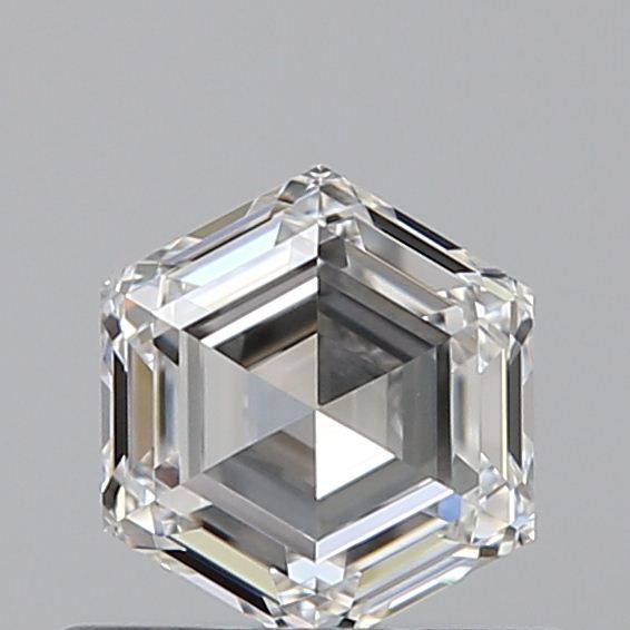 Hexagonal Natural Diamond 0.50ct F VVS2