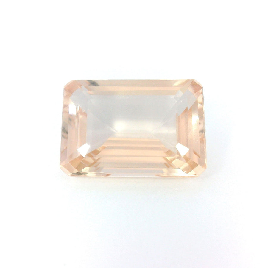 Octagonal Pink Morganite 5.72ct loose gemstone