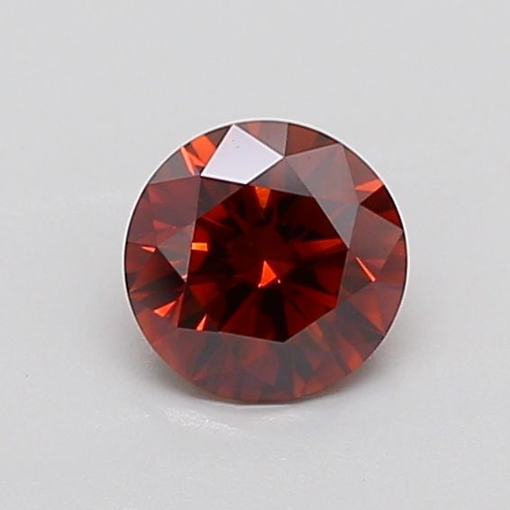 Round Fancy Deep Orange Lab-grown Diamond 1.09ct VVS2 loose diamond