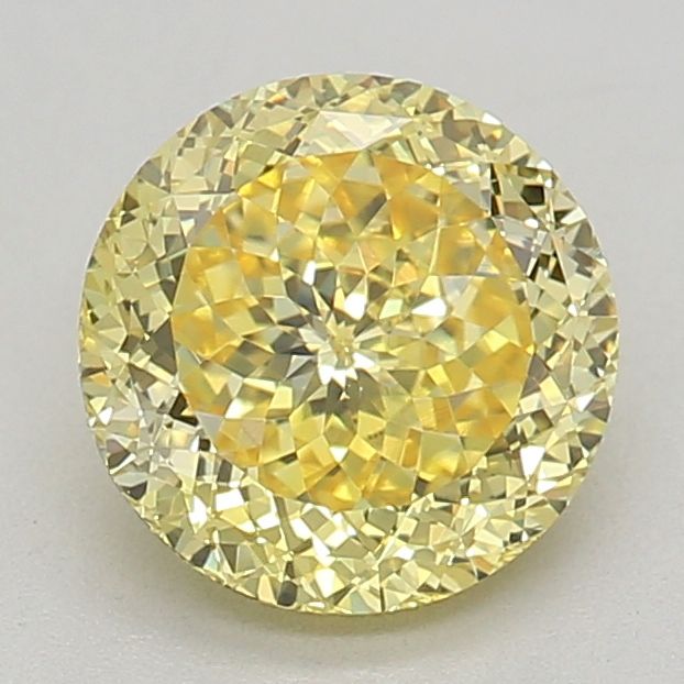 Other Fancy Vivid Yellow Lab-grown Diamond 1.04ct VVS2 loose diamond