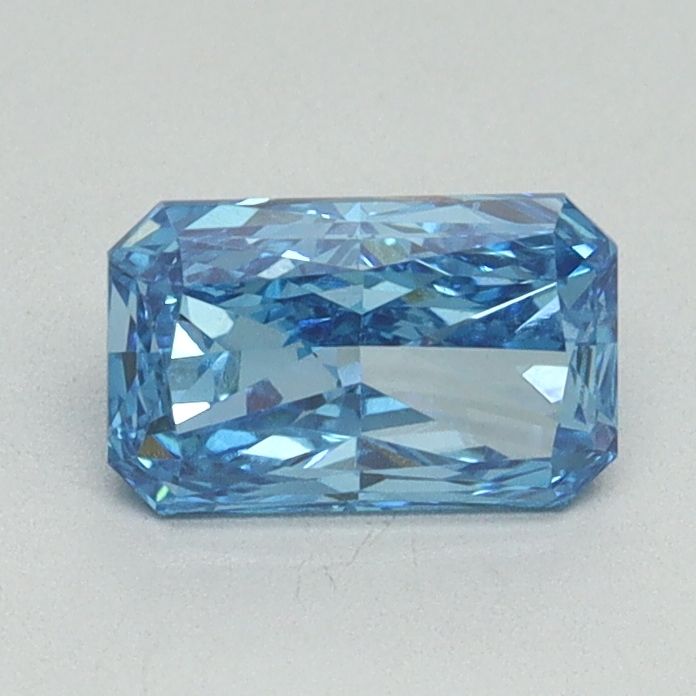 Radiant Fancy Vivid Blue Lab-grown Diamond 0.83ct VS1 loose diamond