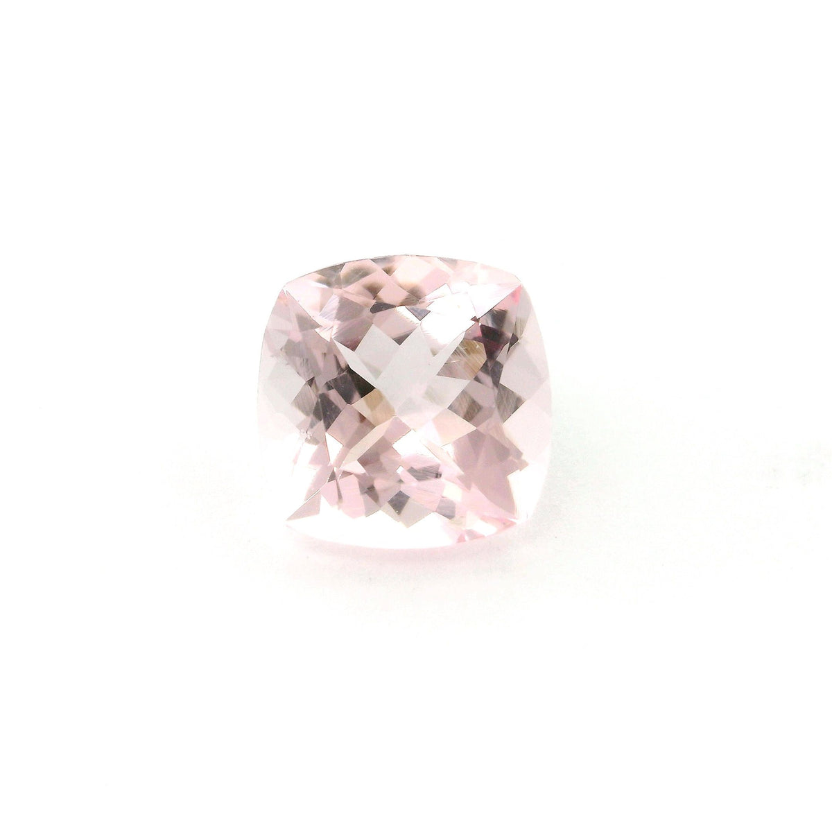 Cushion Pink Morganite 3.97ct loose gemstone