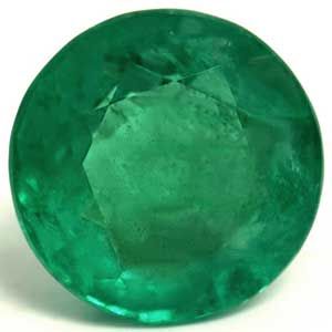 Round Green Emerald 4.03ct loose gemstone